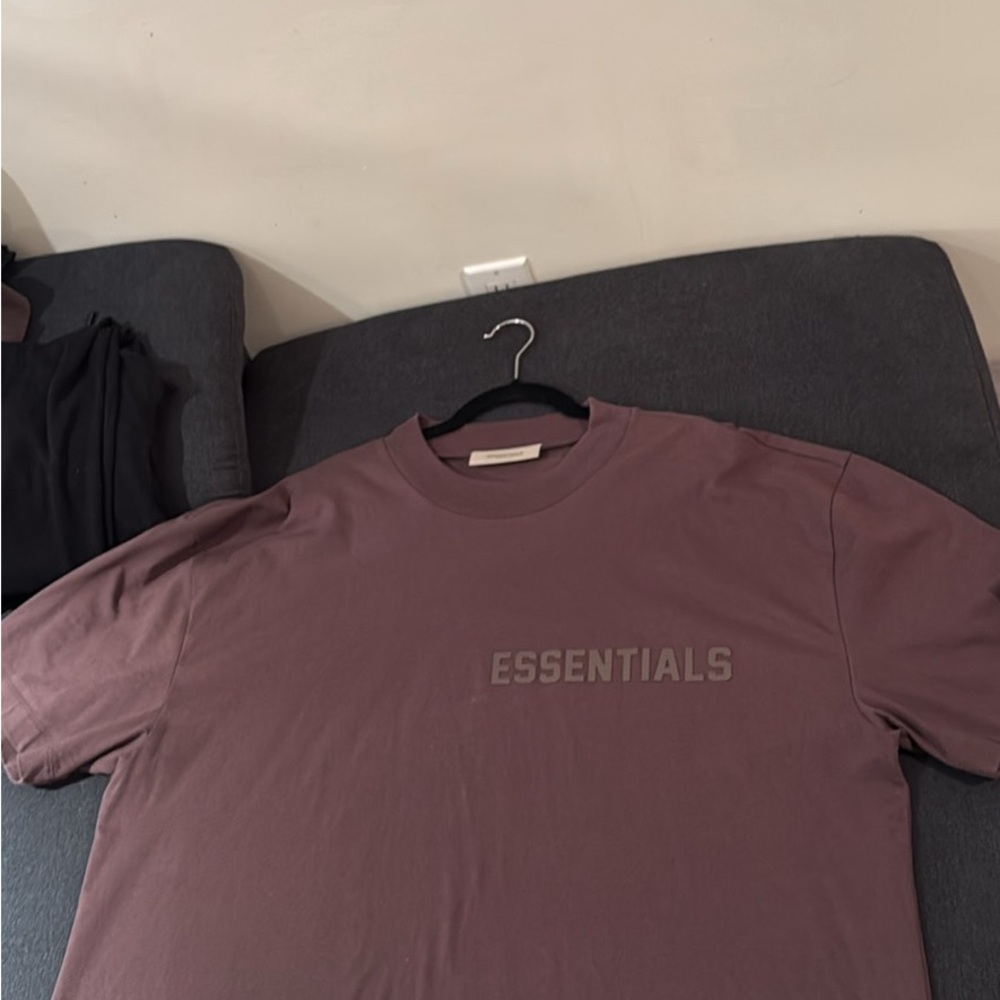 Fear of God Essentials Men's Purple T-Shirt